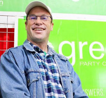 Green Party candidate Ken Burns urges Brantford-Brant to vote for what they value
